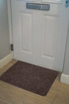 Groundsman Basic Ribbed Indoor Doormat 50 x 80cm Dark Brown