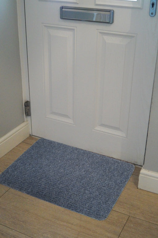 Groundsman Basic Ribbed Indoor Doormat 50 x 80cm Dark Brown