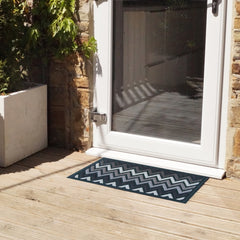 Groundsman Scrape N Sorb Mat 40 x 60cm Chevron Grey