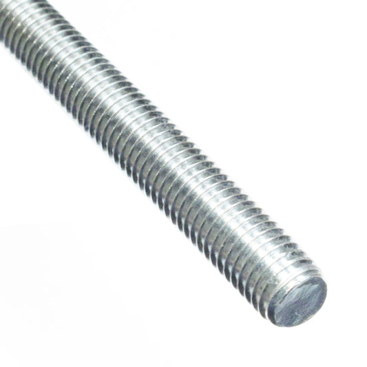 Smiths Ironmongery Zinc Plated Threaded Rod M8 x 300mm Pack 4