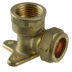 Securplumb Garden Tap Wall Plate Elbow 15x1/2