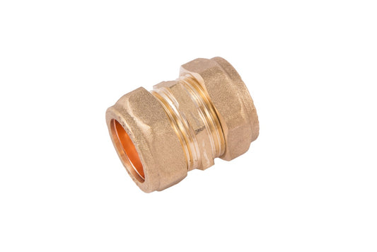 Securplumb WRAS Compression Coupling 15mm Pack 10