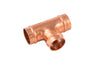 Securplumb SR24 Equal Tee Solder Ring 22mm Pack 5