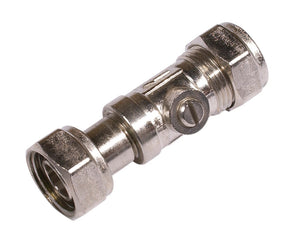 Securplumb Straight CP Service Valve 15x1/2