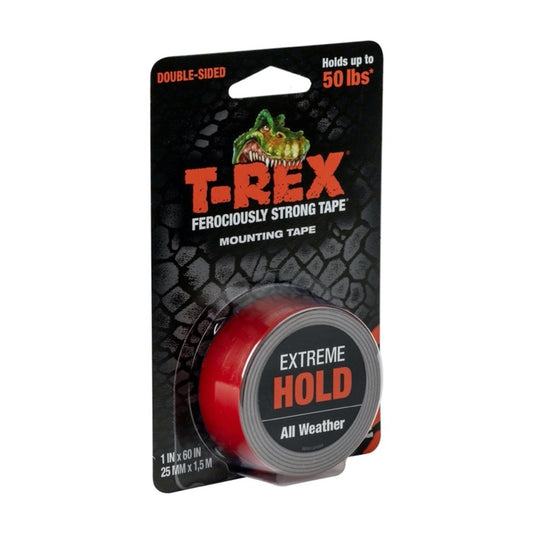 T-Rex Ferociously Strong Mounting Tape 25mm x  1.5m Clear
