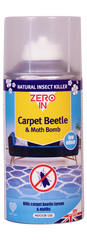 Zero In Carpet Beetle & Moth Bomb 150ml Aerosol