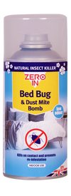 Zero In Bed Bug & Dust Mite Bomb 150ml Aerosol
