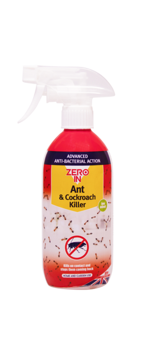 Zero In Anti-Bacterial Ant & Cockroach Killer 500ml
