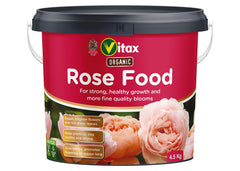 Vitax Organic Rose Food 4.5kg Tub