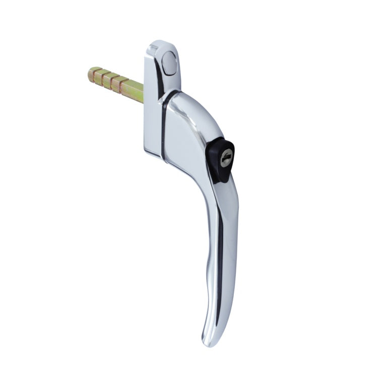 Securit Upvc Inline Espag Lock Window Handle Chrome