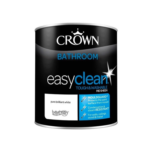 Crown Easyclean Bathroom Mid Sheen 1L PBW