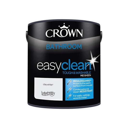Crown Easyclean Bathroom Mid Sheen 2.5L Aftershow
