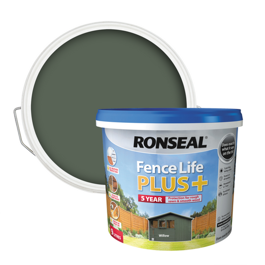 Ronseal Fence Life Plus 9L Country Oak