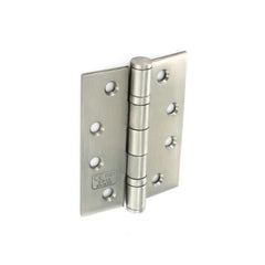 Securit S/S Bearing Hinges Satin Ce 1pr 100mm