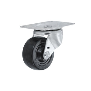 Smiths Ironmongery Swivel Castor Rubber Wheel 50mm