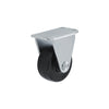 Smiths Ironmongery Rigid Castor Rubber Wheel 40mm