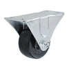 Smiths Ironmongery Rigid Castor Rubber Wheel 40mm