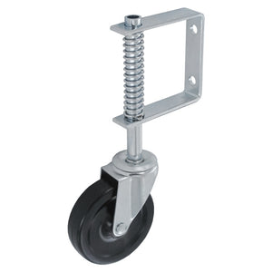 Smiths Ironmongery Spring Loaded Gate Castor 100mm