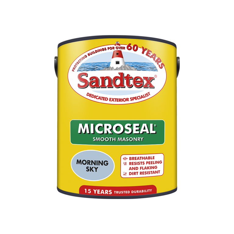 Sandtex Smooth Masonry Paint 5L Morning Sky