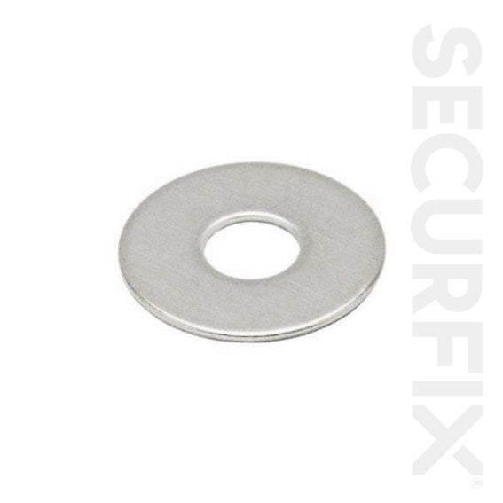 Securfix Penny/Repair Washers Zinc Plated M6X25 100 Pack