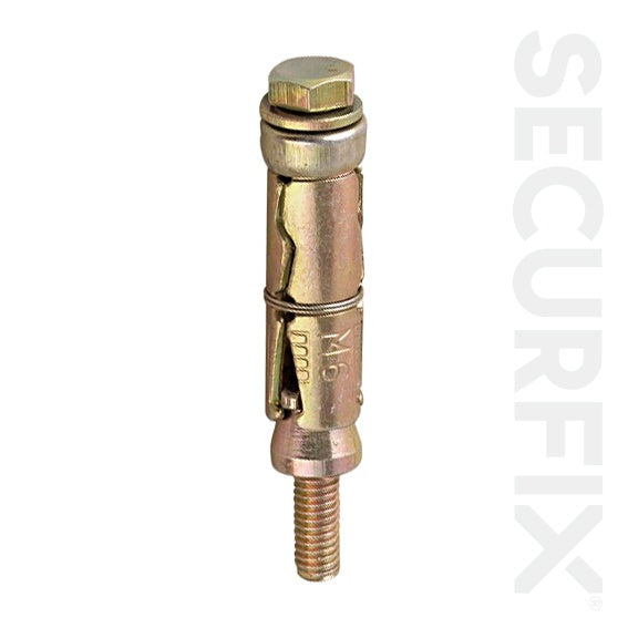 Securfix Expansion Bolt Anchor M6X80mm 10 Pack