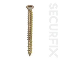 Securfix Concrete Frame Screw 7.5 x 80mm 10 Pack