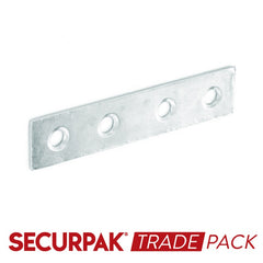 Securpak Mending Plate Zinc Plated 75mm 10 Pack