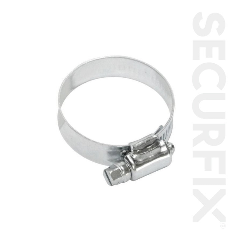 Securfix Hose Clip 40-60mm Zinc Plated 5 Pack