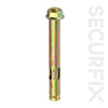 Securfix Sleeve Anchor Bolt M12X75mm 10 Pack