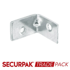 Securpak Corner Brace Zinc Plated 38mm 20 Pack