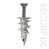 Securfix Heavy Duty Self Drilling Fixings With Screws 6 Pack