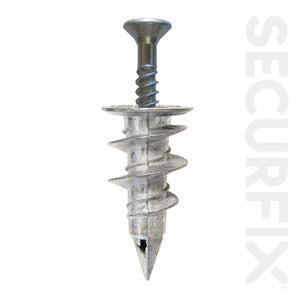 Securfix Heavy Duty Self Drilling Fixings With Screws 6 Pack