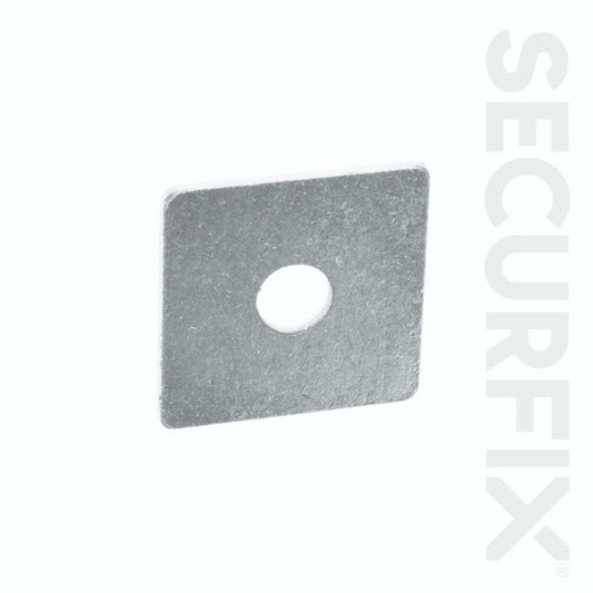 Securfix Square Washer Zinc Plated 50X50mm 10 Pack