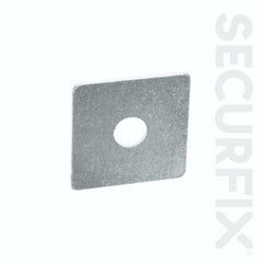 Securfix Square Washer Zinc Plated 50X50mm 10 Pack