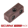 Securpak Modesty Block Brown 30 Pack