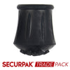 Securpak Walking Stick Ferrule Black 16mm 8 Pack