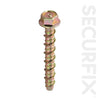 Securfix Concrete Bolt Zinc Plated M8X60mm 10 Pack
