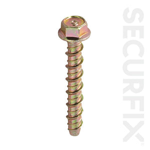 Securfix Concrete Bolt Zinc Plated M8X60mm 10 Pack