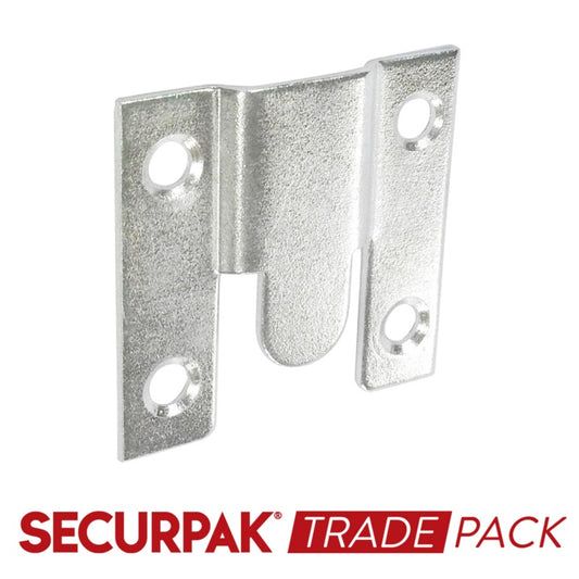 Securpak Flush Mounts Zinc Plated 35mm 4 Pack
