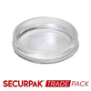 Securpak Castor Cup Clear Large 4 Pack