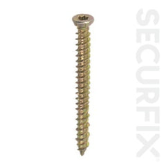 Securfix Concrete Frame Screw 7.5 x 60mm 10 Pack