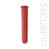 Securfix Standard Wall Plugs Red 1000 Pack