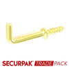 Securpak Square Hook Shouldered Eb 32mm 50 Pack
