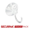 Securpak Suction Hook Clear 45mm 15 Pack
