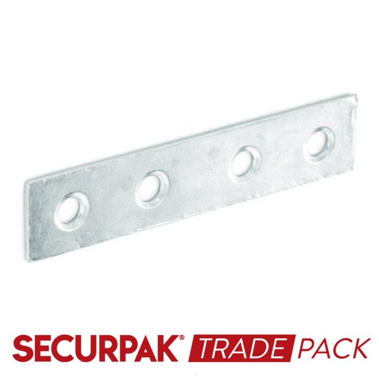 Securpak Mending Plate Zinc Plated 150mm 10 Pack