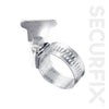 Securfix Hose Clip 16-25mm Thumbturn Zinc Plated 5 Pack
