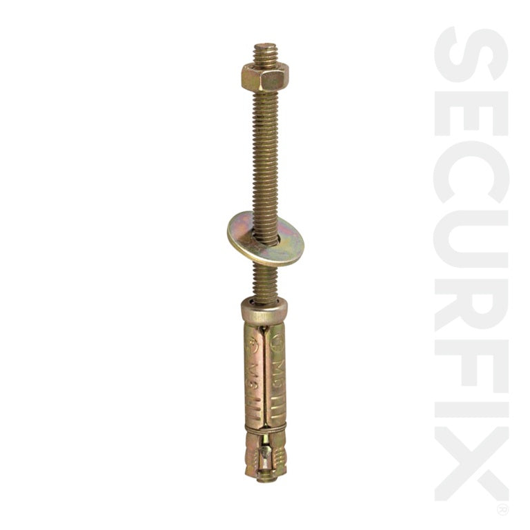 Securfix Projection Bolt Anchor M8X125mm 10 Pack