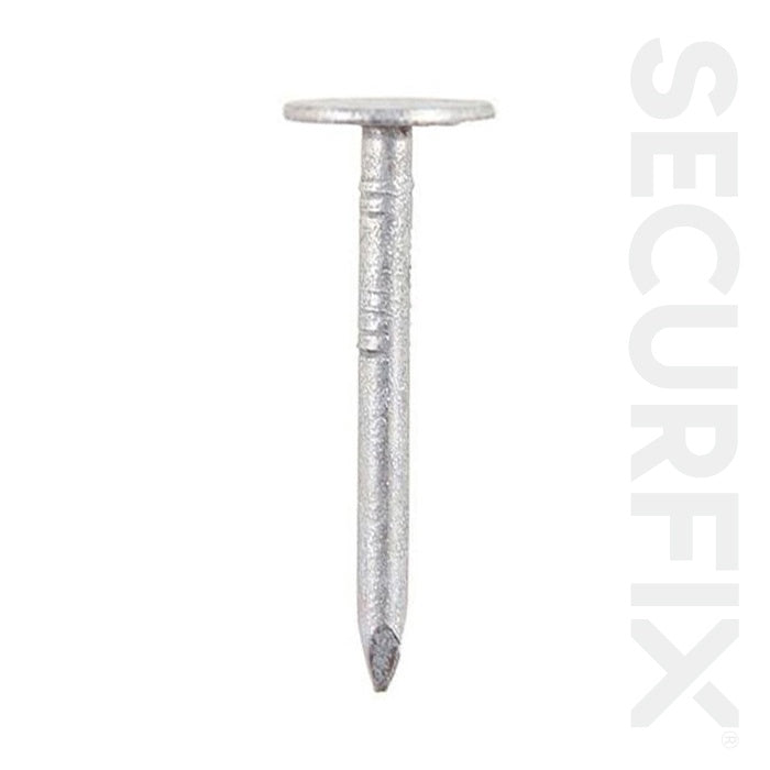 Securfix Elh Clout Nails Galvanised 3X15mm 250g