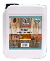 Lignum Wood Preservative 5L Grey