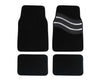 Streetwize Wave Carpet Car Mat Set Silver